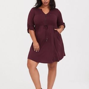 Torrid maroon dress